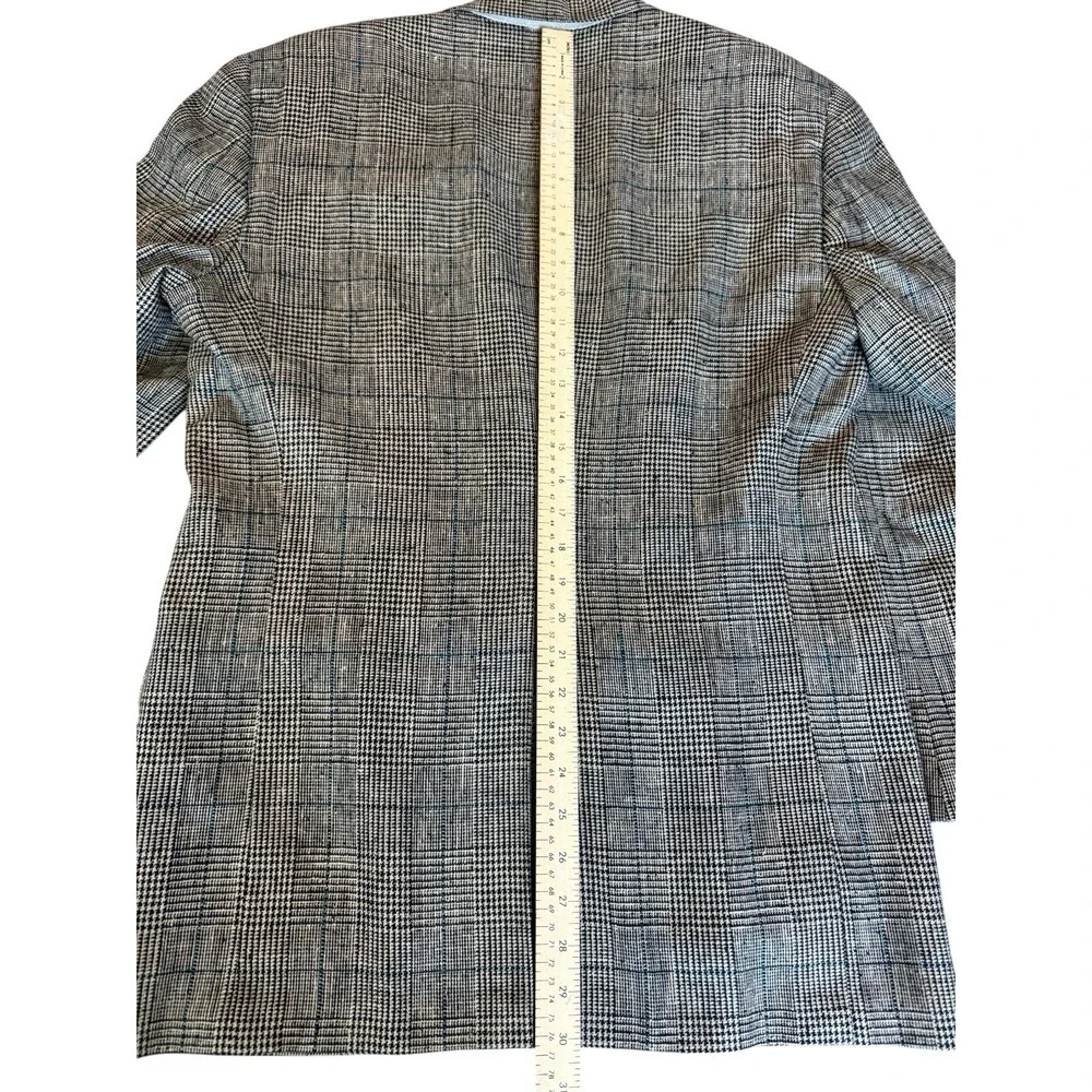 Silk Glen Plaid Blazer SOUTHAMPTON for NORDSTROM Men's 41R Sport Coat Jacket